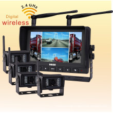 Car Reverse Camera Wireless System with Rearview Mirror Display Monitor
